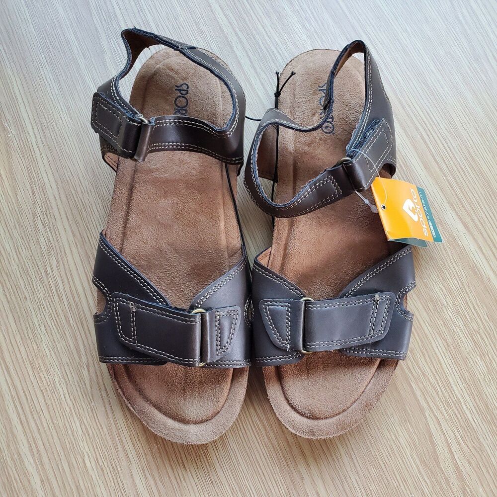 sporto original dry goods ecosystem tech adjustable strap sandals size 8.5